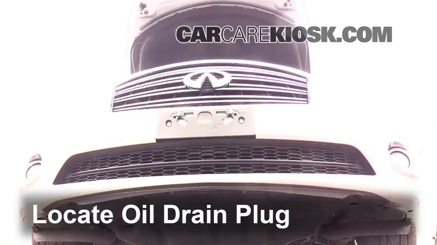 2011 Infiniti M37 X 3.7L V6 Oil Change Oil and Oil Filter